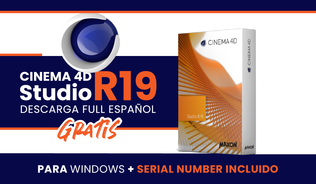 descarga maxon cinema 4d r19 full español - descarga gratis - windows - serial number - un link de descarga c4d