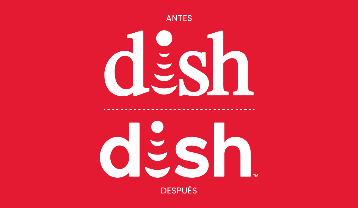 Nuevo diseño de imagen de la marca Dish Network - 2019 - identidad corporativa - logotipo Dish 2019 - noticias de branding - imagen visual corporativa