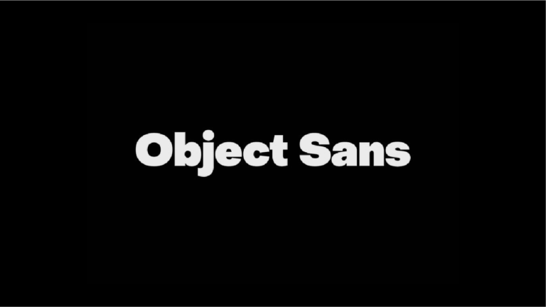 object sans fuente robusta y gratuita para marcas y titulares